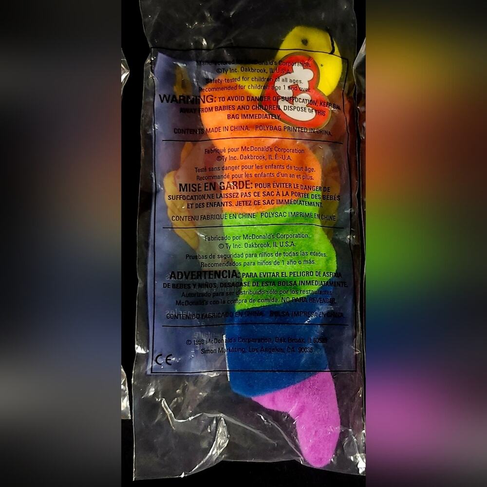 1998 McDonald’s Ty Teenie Beanie Babies – Complete Set (1–12) – All Sealed – VTG - Picture 8 of 16